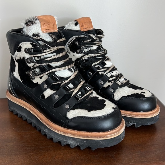 MONTE SPORT  “BRIGITTE“ White & Black Boots Size 37 - Picture 4 of 16